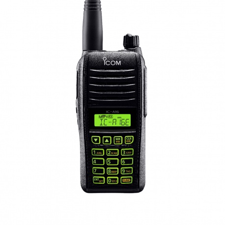 IC-A16E : Portatif aviation ICOM VHF 118-136MHz 6W PEP 200 canaux