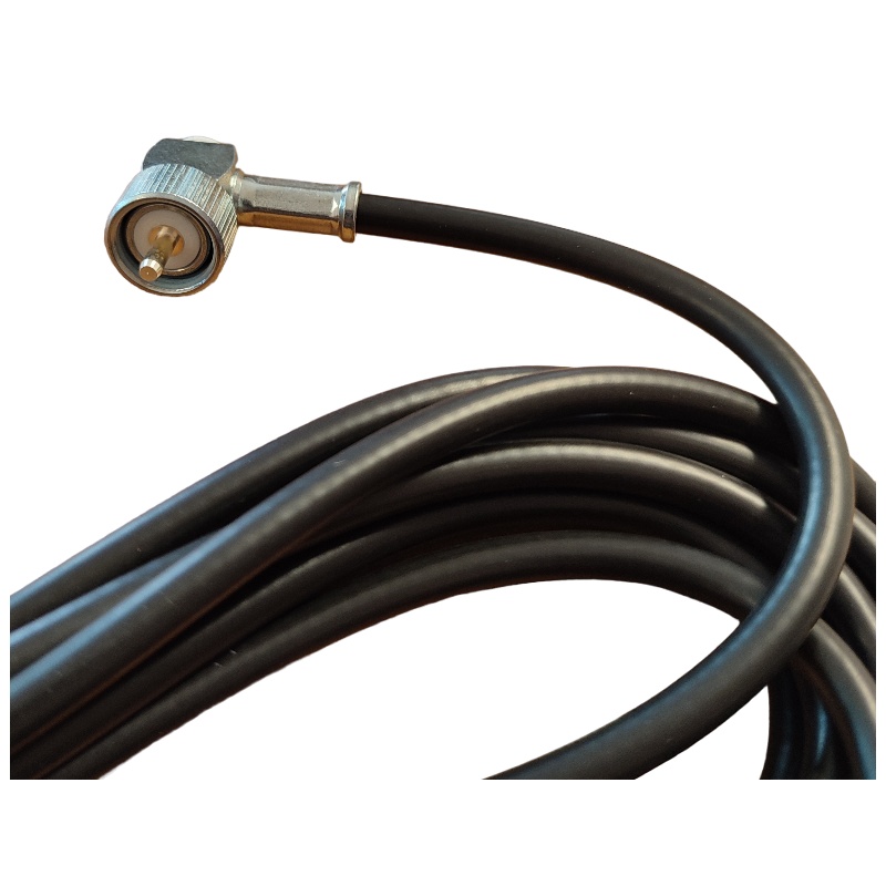 Radio CB Patch Lead Cavo RG58 1,5 M Di Lunghezza Saldato + Connettore - Foto 6