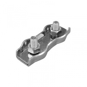 Clip duplex pince-câble en acier de 3 à 10mm