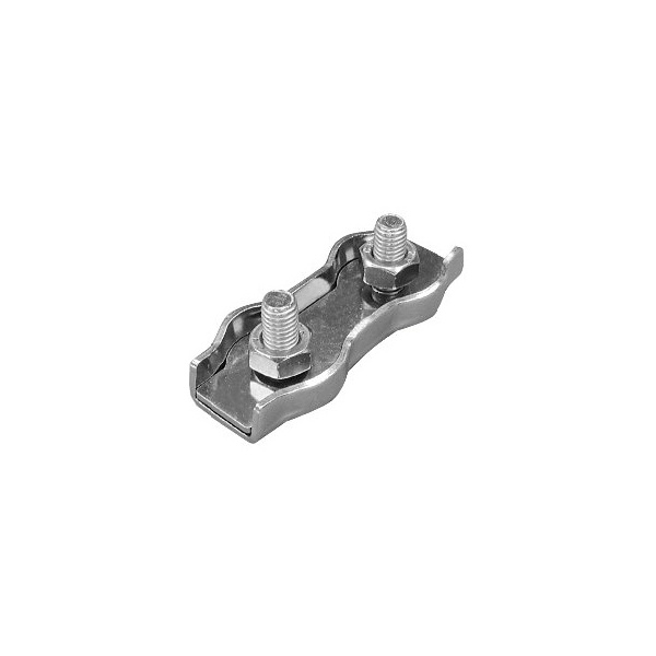 Clip duplex pince-câble en acier de 3 à 10mm