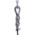 Clip duplex pince-câble en acier de 3 à 10mm