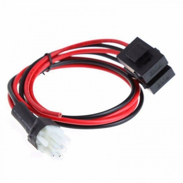 Cordon d'alimentation 12V 6 broches pour Icom Kenwood Yaesu