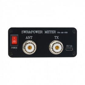 CQV-SWR12 Tosmètre & Wattmètre HF 1,8 à 54 MHz 120W sur batterie USB-C