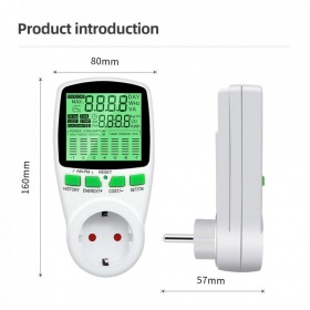 Wattmètre numérique 220V Compteur d'énergie LCD