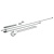 Antenne verticale SQBM200C Moonraker bi-bande 2m/70cm avec SO239