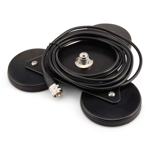 Support Magnétique Base NMO Avec Prise SO239/PL259 Pour Antenne Radio Mobile UHF | Mini