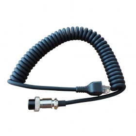 Cordon pour microphone de table Yaesu avec connecteur 8 broches et RJ45