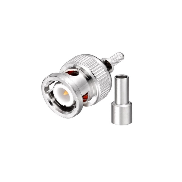 Connecteur BCN Male à sertir pour câble coaxial RG316 RG174 et LMR100
