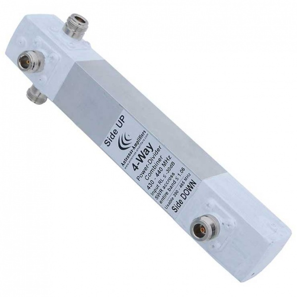 Répartiteur de puissance 430-440 MHz Diviseur Combineur 4 ports 1/4 d'onde (AA)