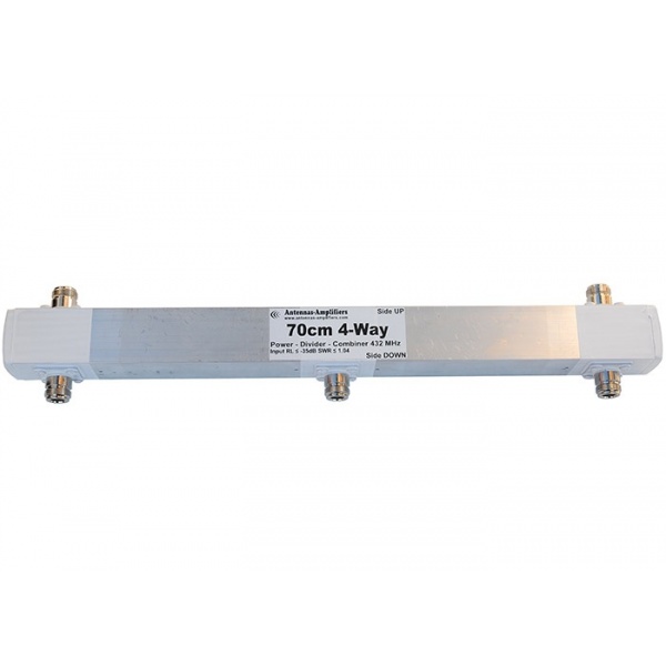 Répartiteur de puissance 430-440 MHz Diviseur Combineur 4 ports 1/2 d'onde (AA)