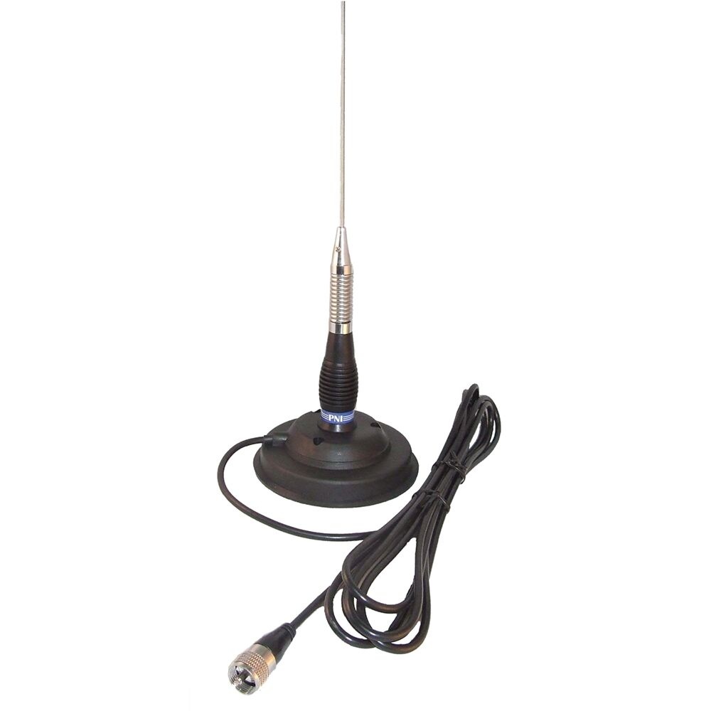 Antenne CB PNI ML70 70cm 26-30MHz 200W embase magnétique 145mm