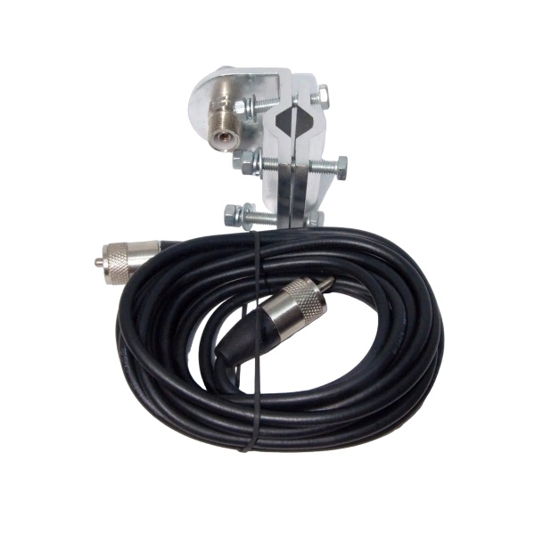 Kit de fixation galerie Heavy Duty à angle droit SIGMA pour antennes CB 3/8
