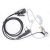 Casque avec microphone et tube acoustique PNI HF34 avec fiche Midland 2 broches