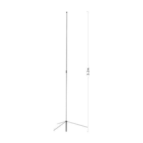 Diamond BC-102 antenne fixe VHF 134-174 MHz 6.5dBi 200W