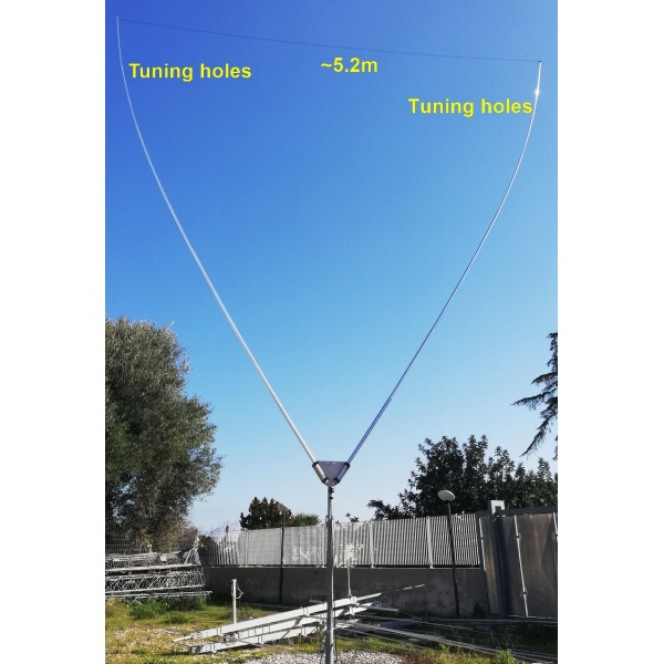 Antenne delta loop monobande 17m PST-LOOP1-17 à élément unique rigide ProSisTel