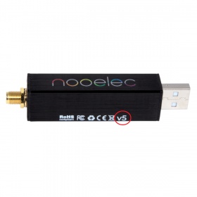 Clé SDR Nooelec NESDR Smart V5 R820T2 + TCXO + Boitier + Pack Antenne (option) - Antenne : Sans antenne