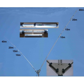 PST-1524TV Dipole multi-bandes en V pour 10m 15m 20m 40m ProSisTel