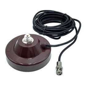 Embase magnétique SO-239 avec cable coaxial 3m en BNC male pour antenne mobile de voiture