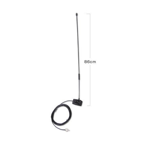 Antenne Diamond adhésive 2m/70cm 2.15/5.5 dBi radialless Diamond Antenna VHF-UHF DIAMOND-Z10M-245