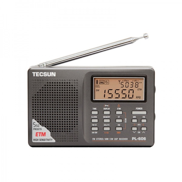 TECSUN PL606 radio portable AM et FM