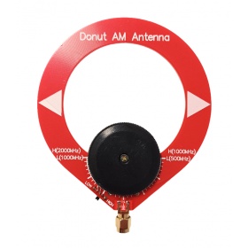 Pack Antenne donut AM + OC d'intérieur ondes moyennes 500 - 2000 Khz & courtes 4 - 24MHz