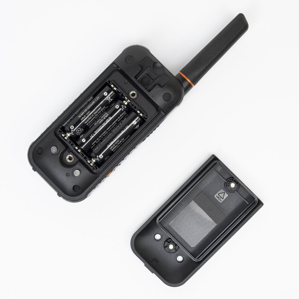 Talkies-walkies TechSide TS-T3 PMR446 - Lot De 2 - Portée 10 Km - Recharge USB-C - Lampe LED Et VOX Mains Libres
