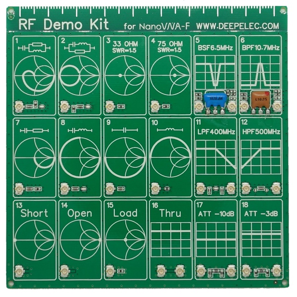 Carte de test / demo RF analyseur antenne NanoVNA Appareils mesure RF NANOVNA-PCB-946