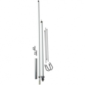 Antenne verticale super gainer SQBM500P Moonraker bi-bande 2m/70cm avec SO239