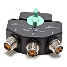 Diamond CX-310A Commutateur d'antenne 3 positions UHF femelle (SO239)