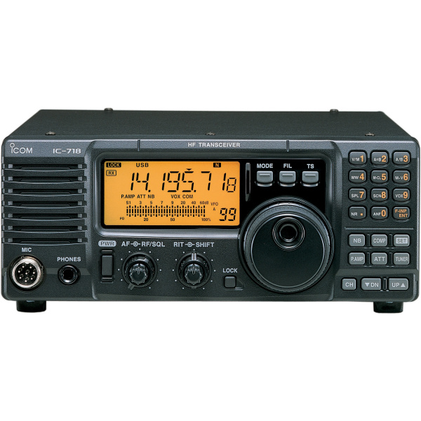 Icom IC-718 émetteur-récepteur HF 100W bandes amateurs 1.8-30 MHz