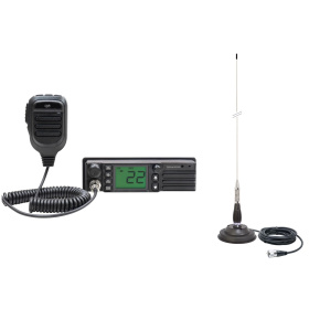 Pack CB PNI cibi pour camion 12/24V + Antenne magnétique PNI 100cm
