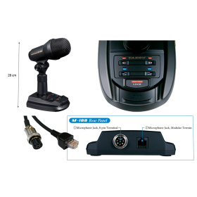 Microphone de table Yaesu M-100 avec Treble Boost