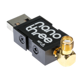 Nooelec NESDR Nano 3 RTL-SDR ultra-compact TCXO boîtier aluminium