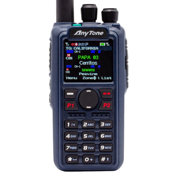 Anytone AT-D890UV Talkie-walkie DMR FM VHF/UHF Cross-band BT GPS SFR
