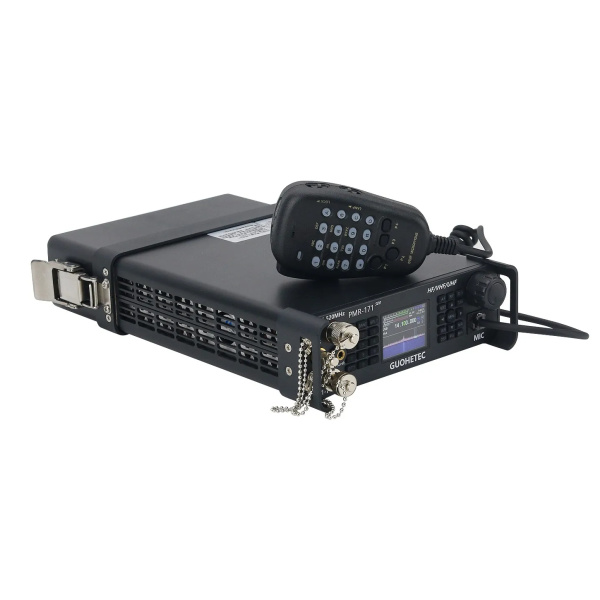 GUOHETEC PMR-171 Transceiver SDR portable 20W HF VHF UHF et AM FM SSB tuner et RX 100 kHz à 2 GHz
