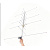 Antenne Yagi bi-bande VHF/UHF 144-148 MHz & 430-440 MHz portable satellite GH-U7V4-P