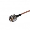 Pigtail MCX Male vers UHF Male UHF (PL) PIGTAIL-UHF-M-MCX-M-296