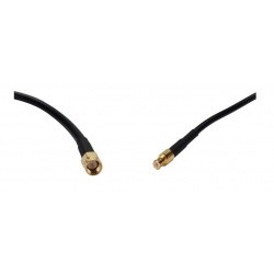 Rallonge Cable coaxial 1 ou 5m SMA-Male MCX-Male 50 ohms KSR195